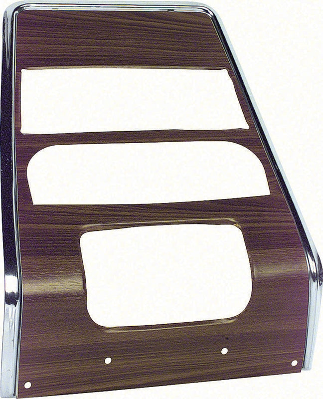 Center Dash Panel - Walnut without A/C - 67 Firebird
