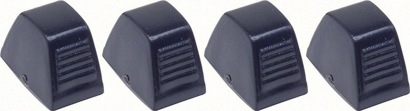 Temperature Control Knobs- Black - 4 Piece Set - 64-72 Chevelle El Camino; 67-81 Camaro Firebird