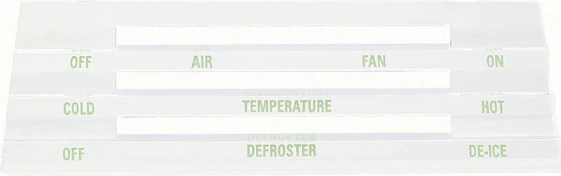 Heater Lens - Models without A/C - 67 Camaro Firebird