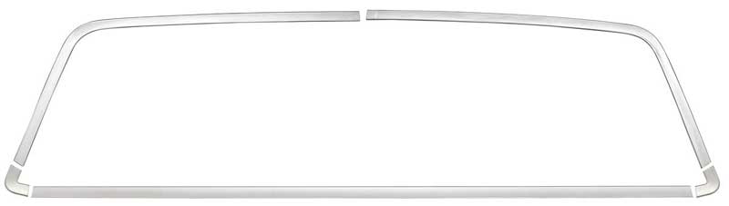 Rear Window Moldings - 5 Piece Set - 68-72 El Camino