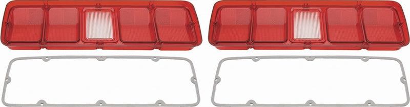 Tail Lamp Lenses without Black Trim - LH/RH Pair - 71 Road Runner GTX