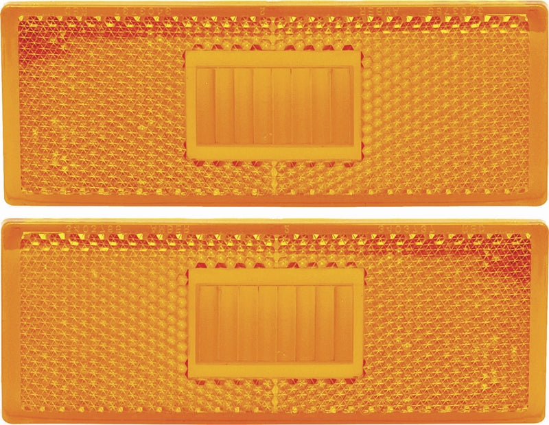 Side Marker Lamp Lenses - Front - LH/RH Pair - 70-71 Duster; 70 GTX Road Runner