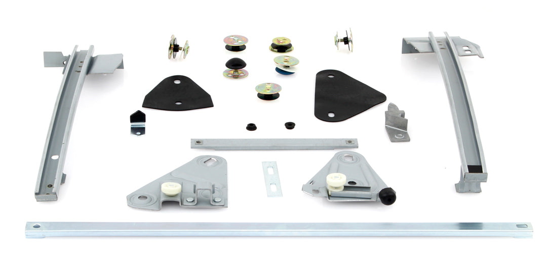 Door Window Mounting Kit w/ Tracks & Sash - LH - 68-69 Camaro Firebird