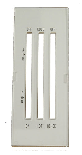 Heater Control Lens without A/C - 69 Camaro; 69-74 Nova