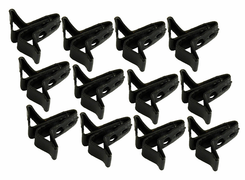 Rear Headliner Mount Strip Clip Set (12pcs) - 67-69 Camaro Firebird