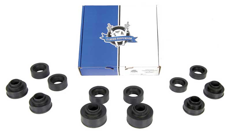 Subframe & Radiator Support Bushing Set - 67-72 Camaro Firebird; 68-72 Chevy II Nova