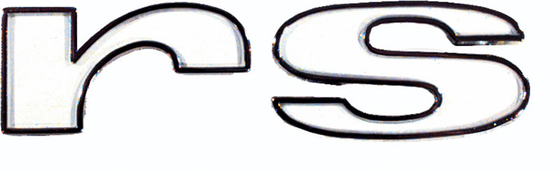 Fender Emblem- rs - LH or RH - 67 Camaro RS