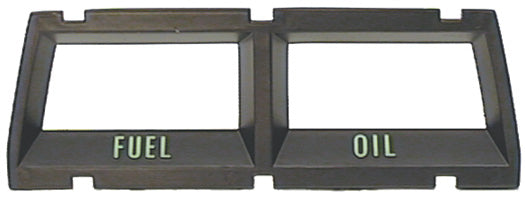 Console Gauge Fuel & Oil Bezel - 68-69 Camaro