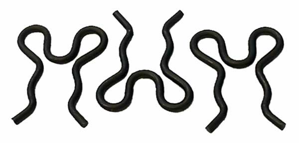 Parking Brake Cable Clips- 3 Piece Set - 68-72 Chevelle El Camino; 67-69 Camaro Firebird