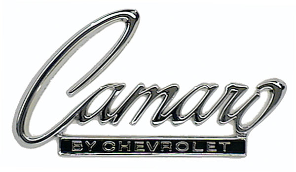 Header Panel or Trunk Lid Emblem - Camaro by Chevrolet - 68-69 Camaro