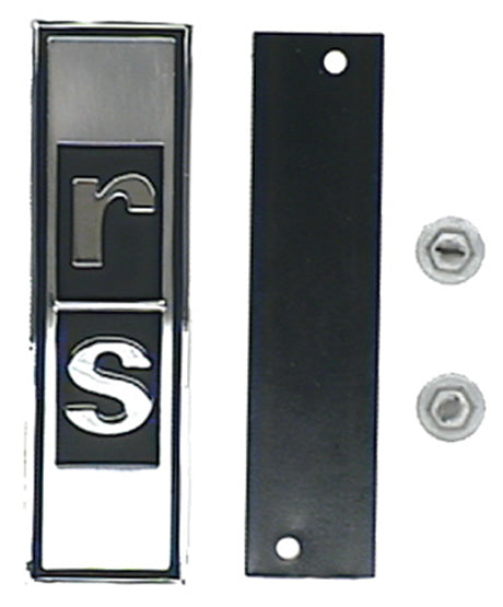 Grille Emblem - "RS"