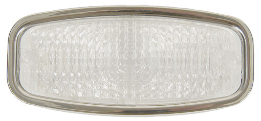 Park Lamp Lens - w Stainless Trim - LH or RH - 68 Camaro