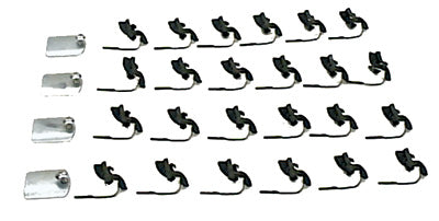 Lower Body Molding Mounting Set - 68 Camaro (Rally Sport)