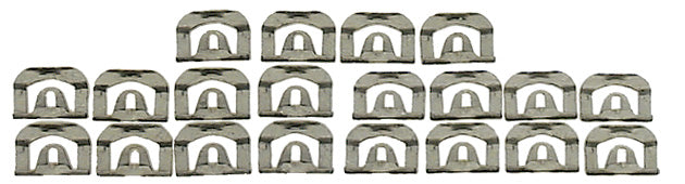 Back Glass Molding Clips Set (20pcs) - 67-69 Camaro Firebird Coupe