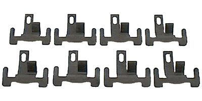 Lower Front Windshield Molding Clip Set (8pcs) - 68-75 Chevy II Nova; 67-69 Camaro Firebird; 63-64 Impala