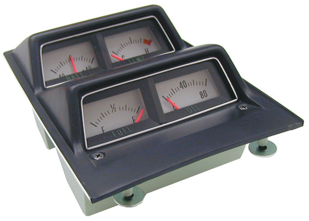 Console Gauge Assembly without Low Fuel Warning - 68-69 Camaro