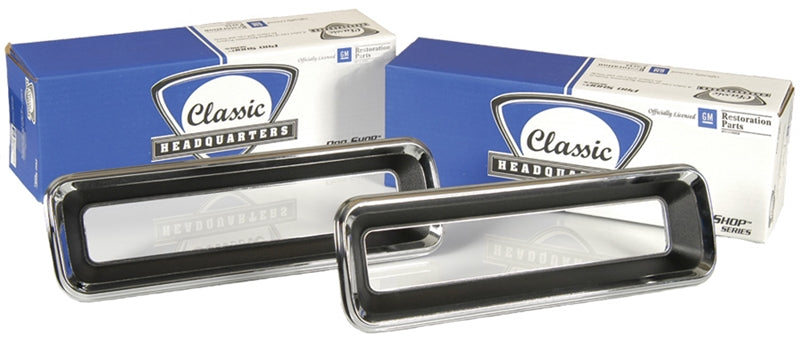 Tail light Bezels - Pair - 67 Camaro