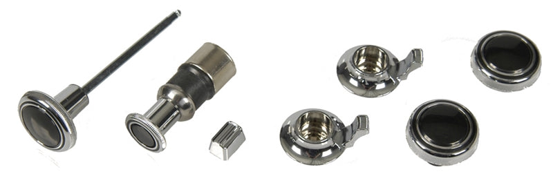 Radio Dash Knobs - Stereo - 7 Piece Set - 69 Nova Camaro