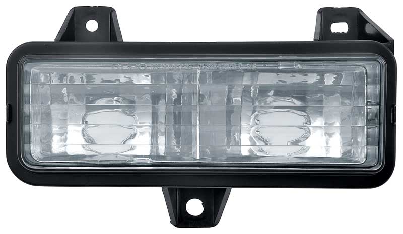 Park Lamp Assembly - Single Headlamp - RH - 89-91 Chevy GMC C/K Pickup Truck Blazer Jimmy Suburban