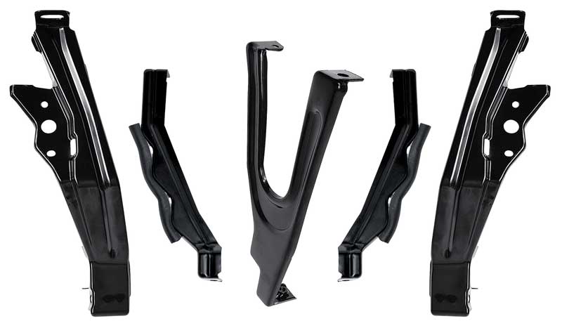 Grille Bracket Kit - 5 pcs - 64 Chevy II Nova