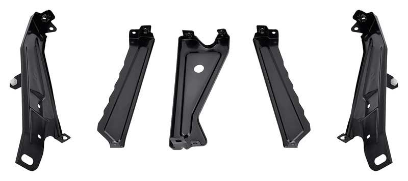 Grille Bracket Kit - 5 pcs - 65 Chevy II Nova
