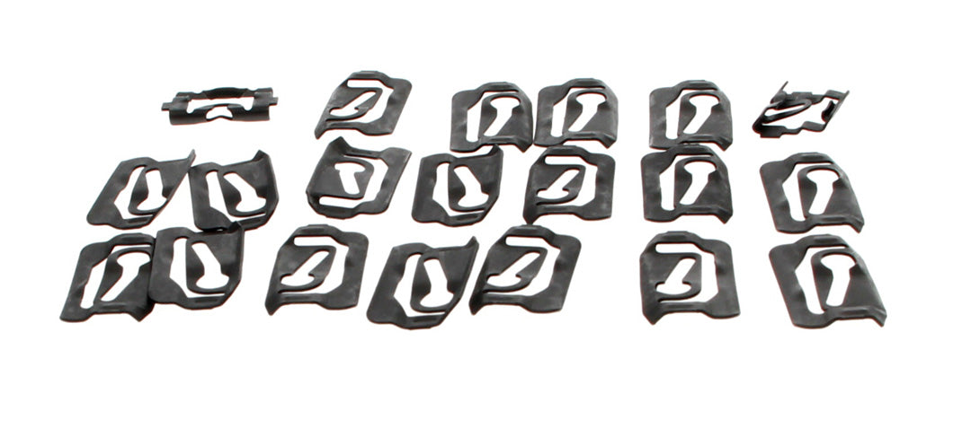 Windshield Molding Clip Set - Upper & Sides (32pcs) - 68-74 Chevy II Nova; 71-74 Ventura w/ Vinyl Top