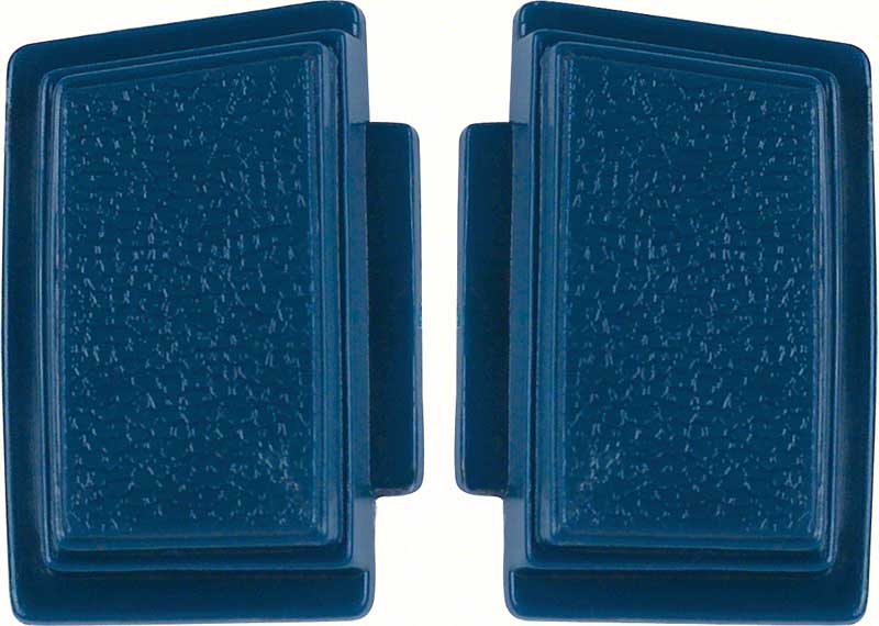 Steering Wheel Horn Buttons - Blue Pair - 69 Nova; 69 Camaro; 69 Chevelle El Camino