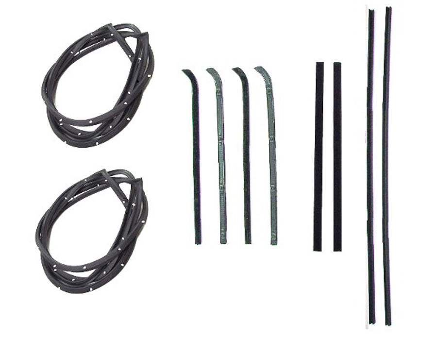 Front Door Seal Kit - 10pcs - 55-59 Chevy GMC Pickup Suburban