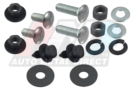 Front Bumper Bolt Set - 69 Camaro with Chrome Bumper