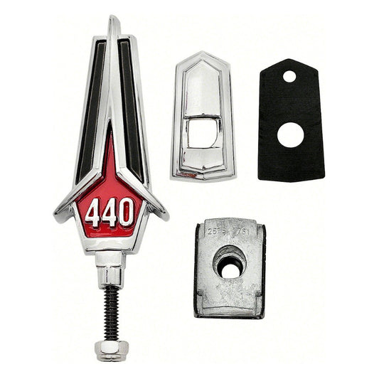 Hood Ornament Assembly - "440" - 67 Plymouth GTX