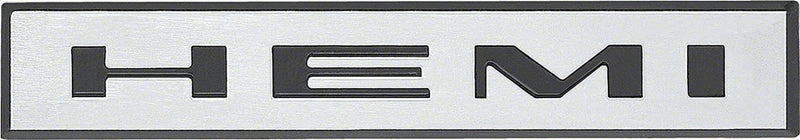 Deck Lid Emblem - "HEMI" - 67-69 Plymouth