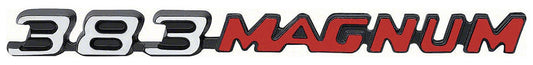 Hood Emblem - "383 Magnum" - 70-71 Challenger