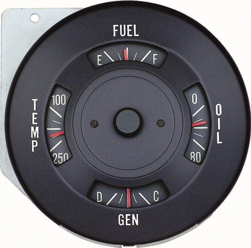 Instrument Gauge Cluster - 4 Gauge - 68 Firebird