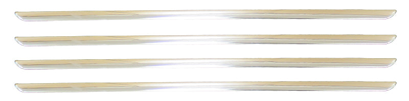 Side Hood Molding Set - 4pcs - 48-50 Ford F1 F2