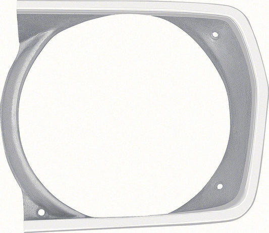 Headlamp Bezel - Argent Silver - LH - 71-72 Plymouth A-Body