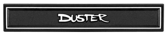 Interior Door Panel Emblem - DUSTER - LH or RH - 70-72 Duster