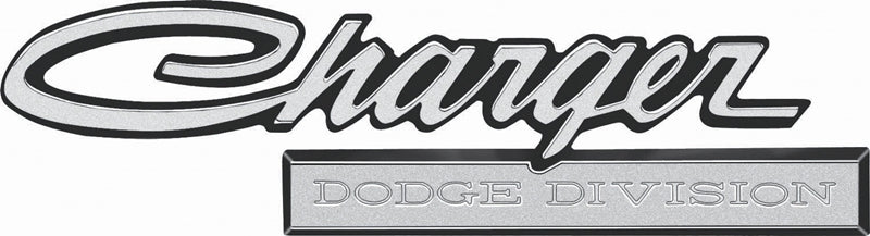 Trunk Emblem "Charger DODGE DIVISION" - 71 Charger
