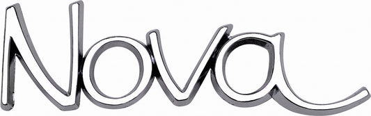 Fender or Quarter Panel Emblem - Nova - LH or RH - 68-72 Chevy II Nova