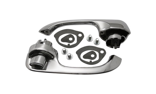 Door Handle Assemblies - Outside - Front - LH/RH Set - 66-67 Chevelle El Camino GTO; 70-72 Monte Carlo