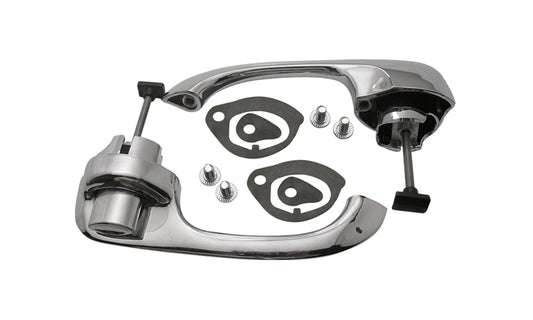 Door Handle Assemblies - Outside - Rear - LH/RH Set - 66-67 Chevelle (4-Door)