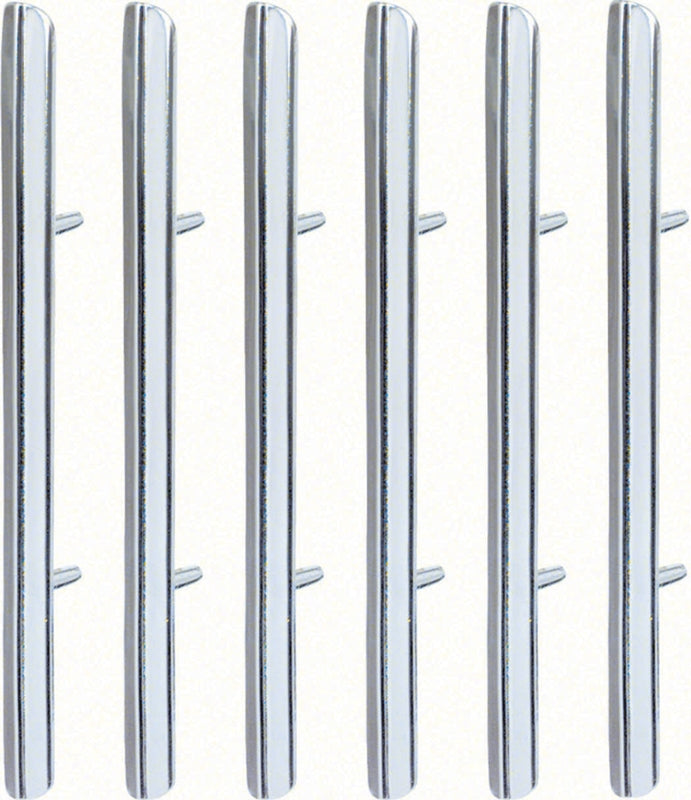 Quarter Panel Louver Trim without Black Stripe - 12 Piece Set - 67-68 Firebird