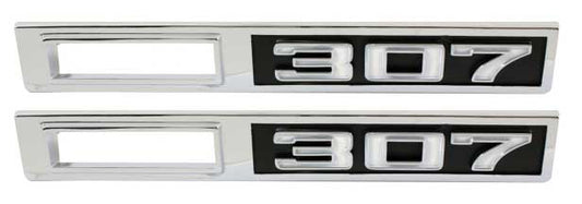 Side Marker Bezels - Front - "307" - LH/RH Pair - 69 Chevelle