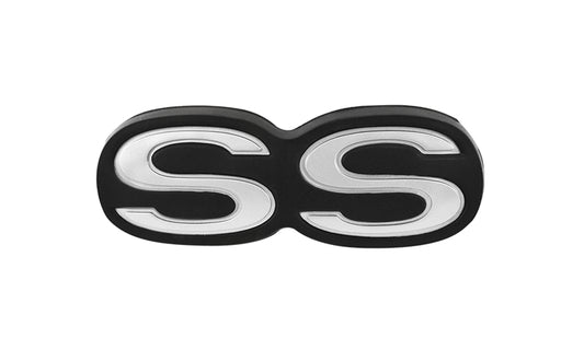 Rear Bumper Emblem - "SS" - 71-72 Chevelle