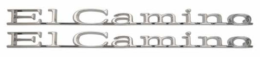Bedside Emblems - "El Camino" - LH/RH Pair - 67 El Camino