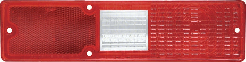 Tail Lamp Lens - RH (late 71 with large Backup Lens) - 71-72 Nova