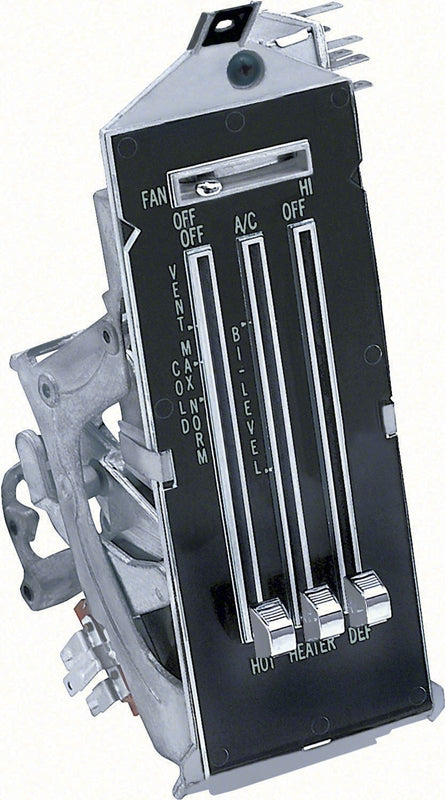 Heater Control Assembly - Models with A/C - 69 Camaro; 69-74 Nova