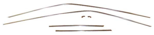 Drip Rail Molding Set (6pcs) - 67-76 Dart 2DR Hardtop; 72-76 Scamp 2DR Hardtop