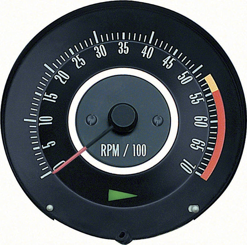 Tachometer - 5500 Redline (350 or 396/325HP) - 67 Camaro