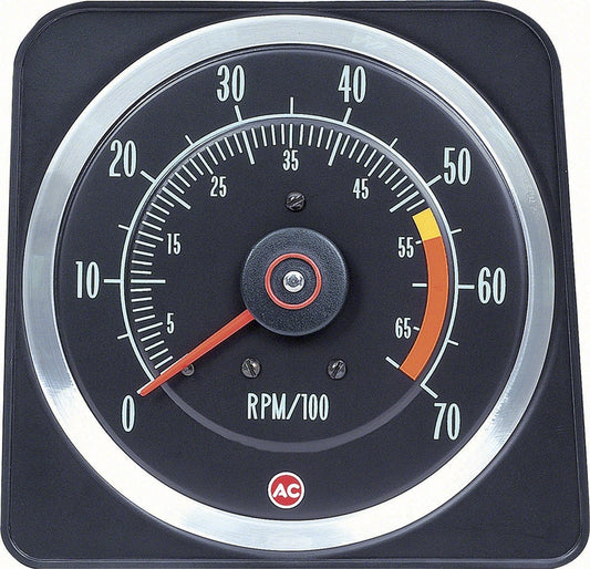Tachometer - 5500 Red Line (396/325 HP & 396/350 HP 5" X 7") - 69 Camaro