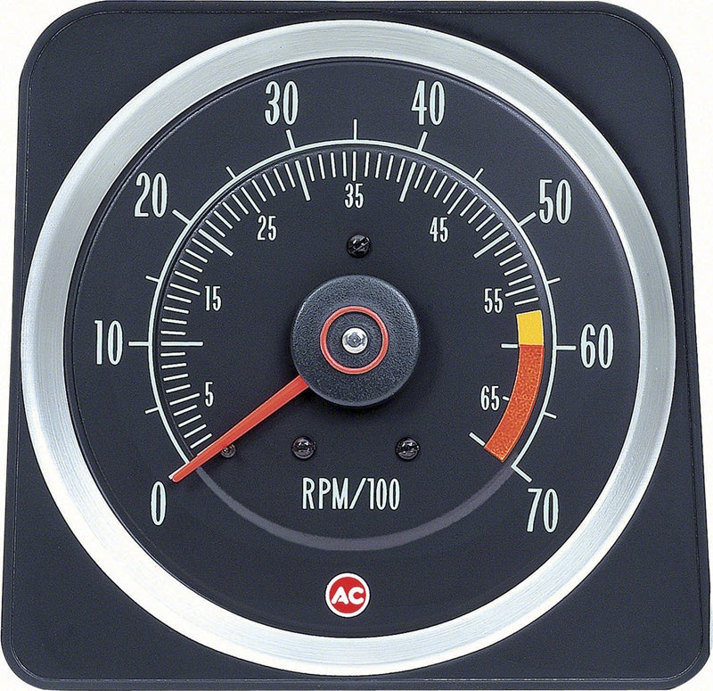 Tachometer - 6000 Red Line (396/375HP & 427 6" X 7") - 69 Camaro